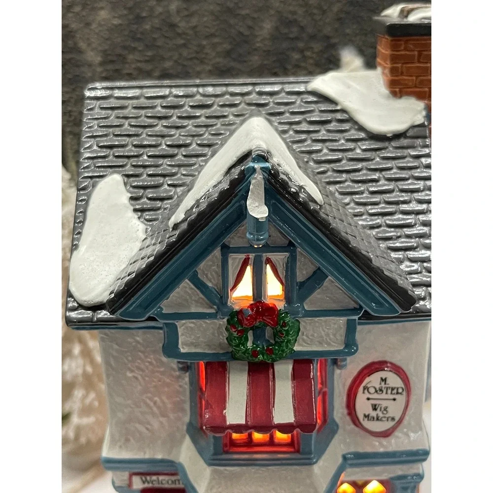 Department 56 Snow Village MARVEL'S BEAUTY SALON 1994 Vintage 54817